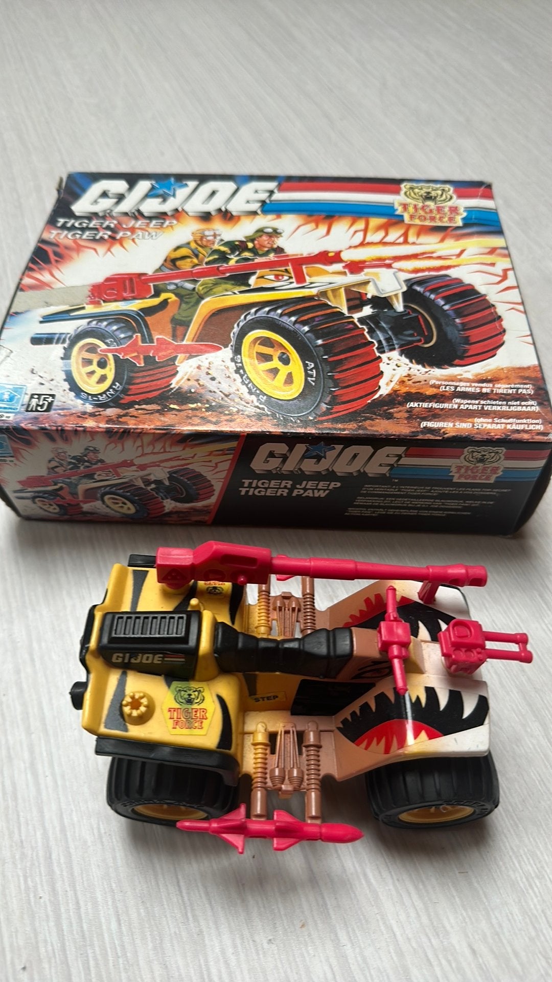 Gi joe tiger force jeep, Ophalen, Gebruikt
