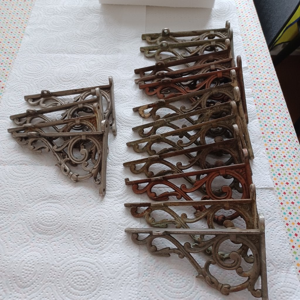 Equerres anciennes, Bricolage & Construction, Enlèvement, Utilisé, 100 à 250 mm, Autres types