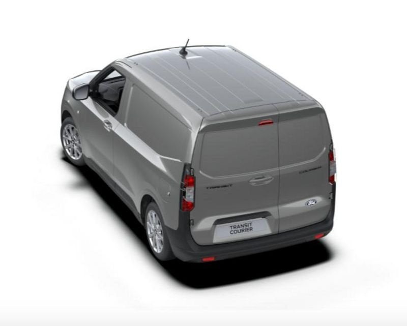 Ford Transit Courier Ecoboost Limited Aut, Auto's, Euro 6, Bedrijf, Overige carrosserie, Zilver of Grijs