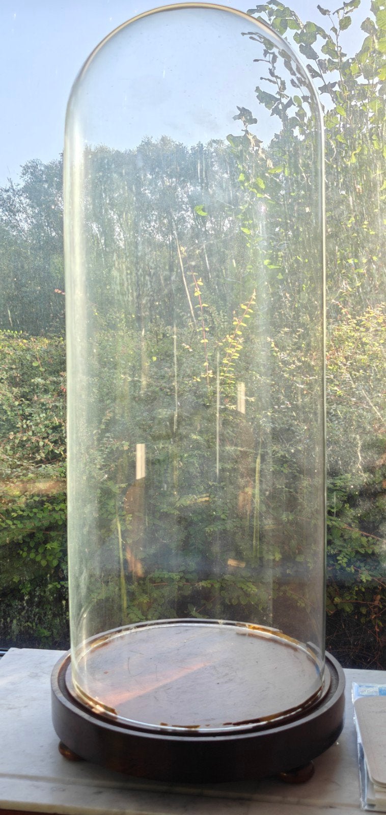 Glazen hoge stolp, Ophalen