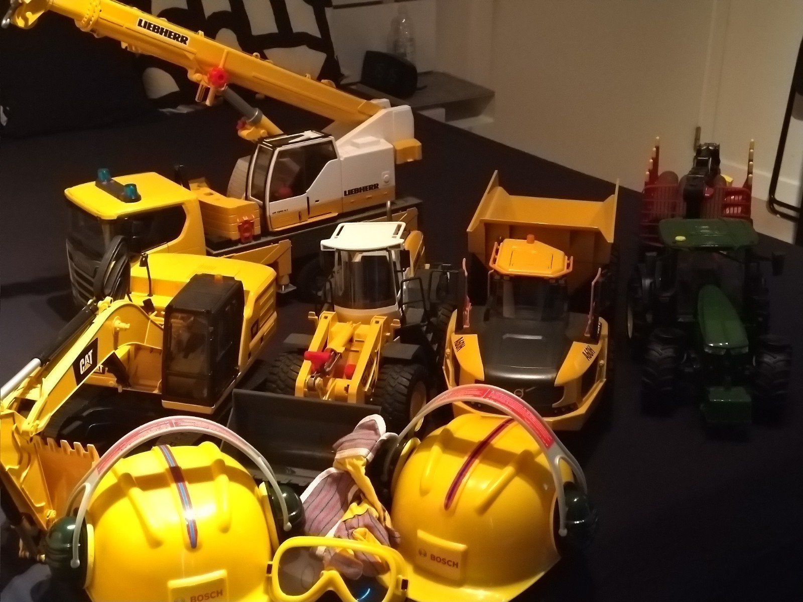 Bruder set voertuigen bouw, Ophalen