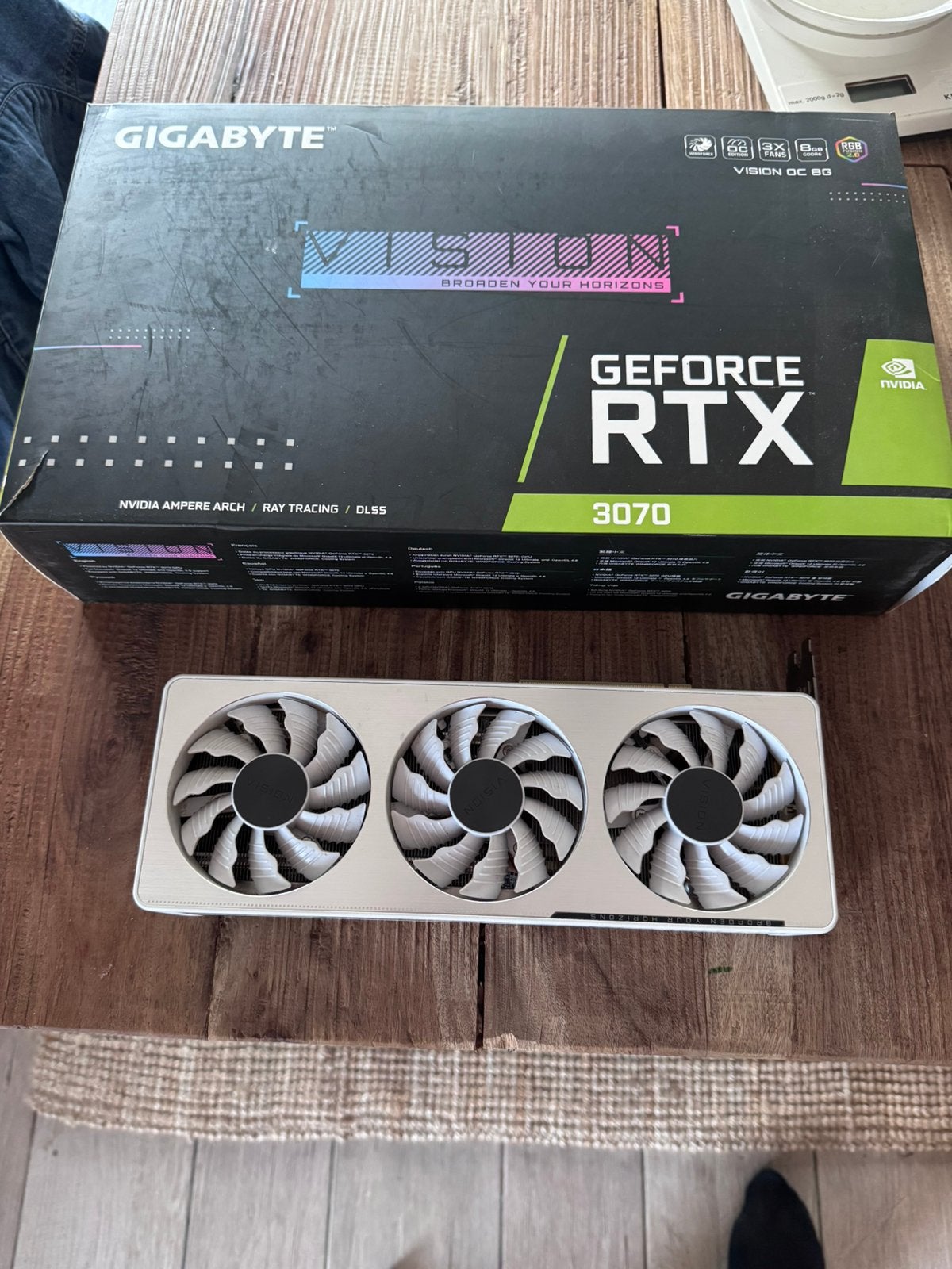 Gigabyte Vision RTX 3070 – perfect werkend, Informatique & Logiciels, Cartes vidéo, Enlèvement ou Envoi, GDDR6, PCI-Express 4