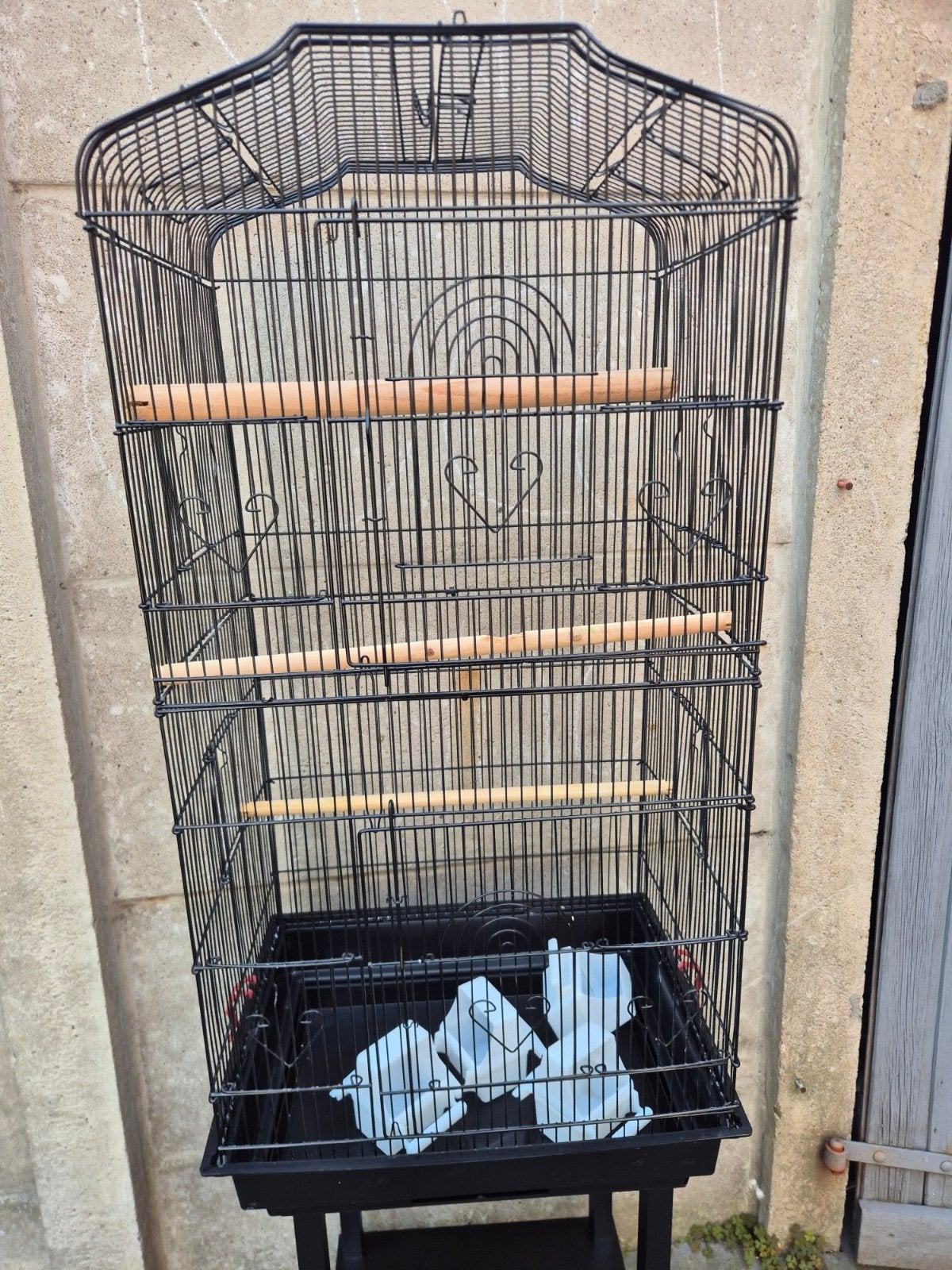 VOGELKOOI 1 JAAR GEBRUIKT, Dieren en Toebehoren, Vogels | Hokken en Kooien, Ophalen, Vogelkooi