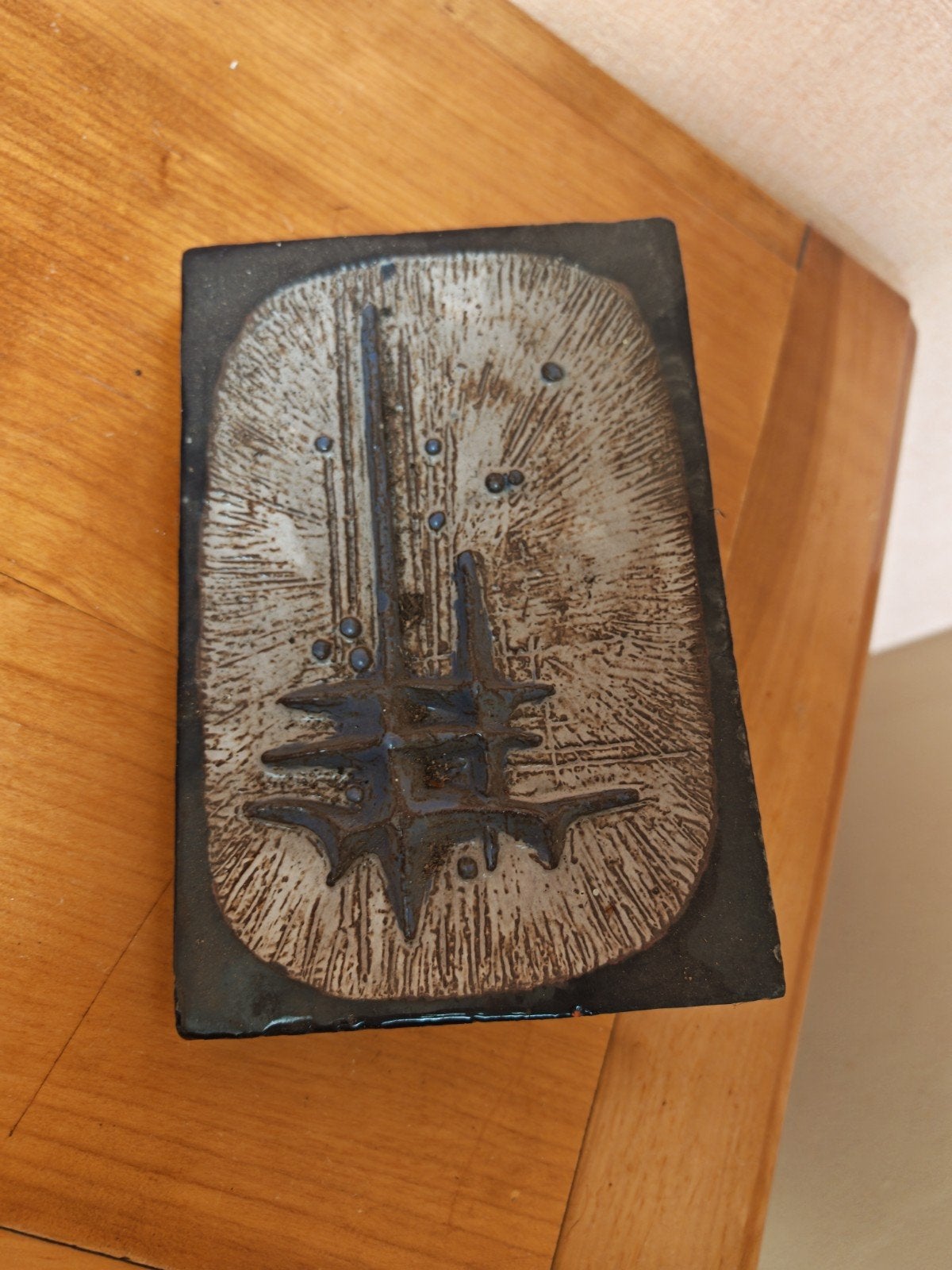 vintage deurklinken keramiek 2x, Antiek en Kunst, Ophalen