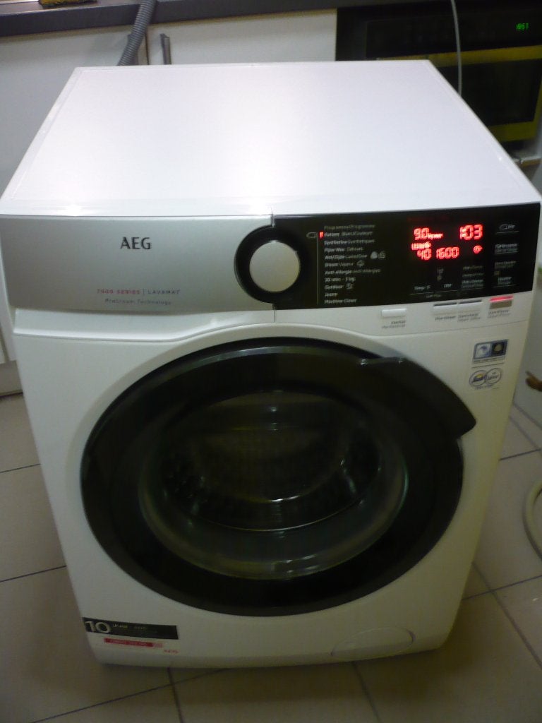 AEG Wasmachine 9kg, Ophalen, Energieklasse A of zuiniger