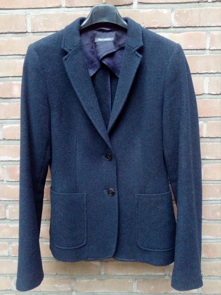 Wollen-Polyamide Blazer Marc O'Polo, Kleding | Dames, Blauw, Nieuw, Ophalen of Verzenden, Jasje