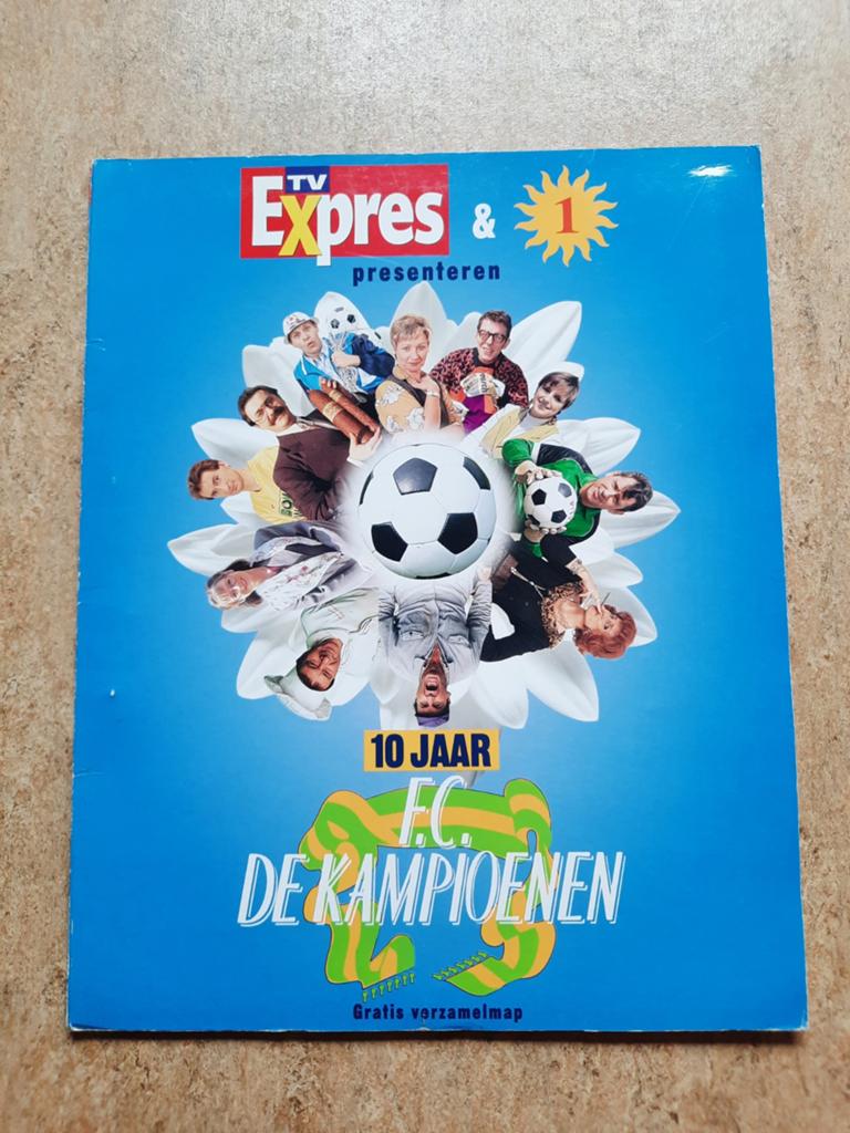 Fc De Kampioenen - zeer zeldzame verzamelmap - compleet, Ophalen, Zo goed als nieuw, Tv