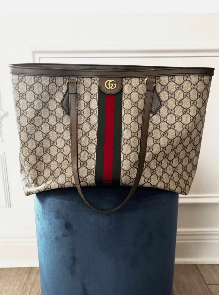 Gucci Ophidia Shopping Tote Tas Bag, Ophalen of Verzenden, Zo goed als nieuw