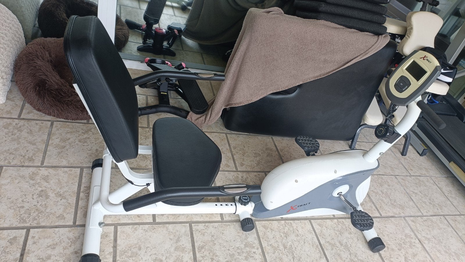 Ligfiets hometrainer, Sport en Fitness, Fitnessmaterialen, Ophalen
