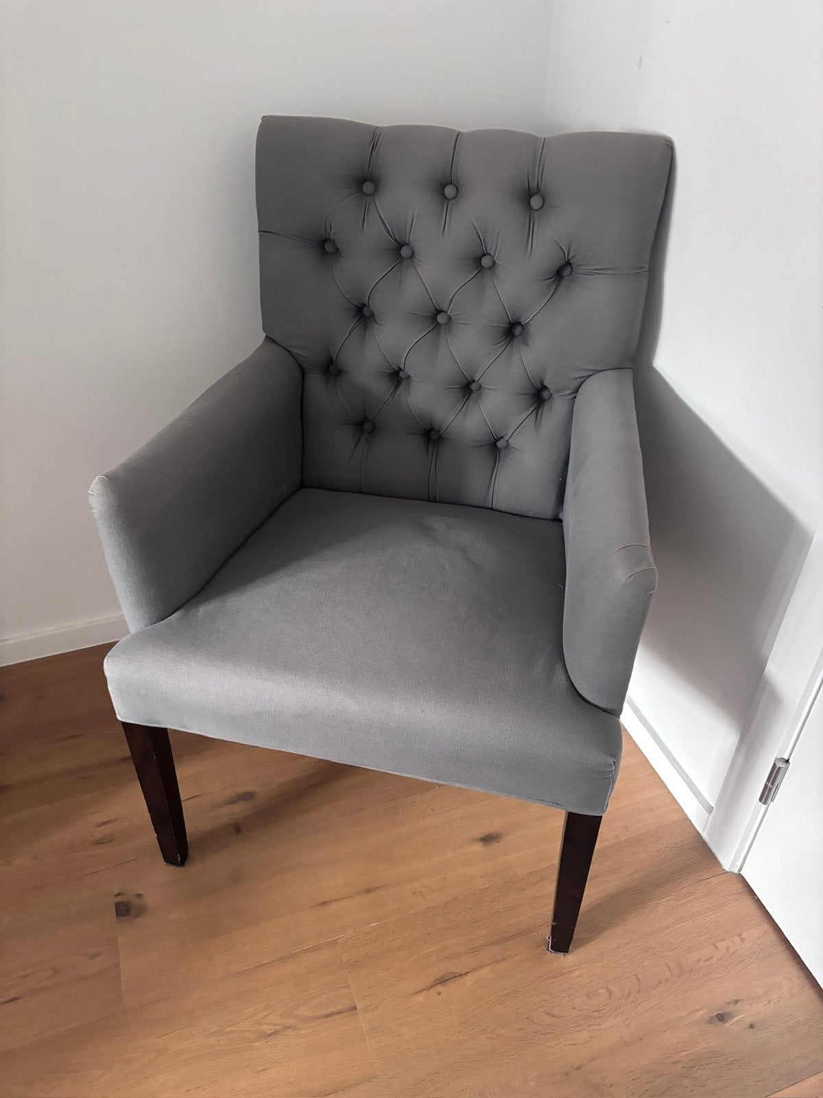 Eetkamer stoelen (zeteltjes) - 5 stuks, Huis en Inrichting, Ophalen, Gebruikt, Stof, 50 tot 75 cm