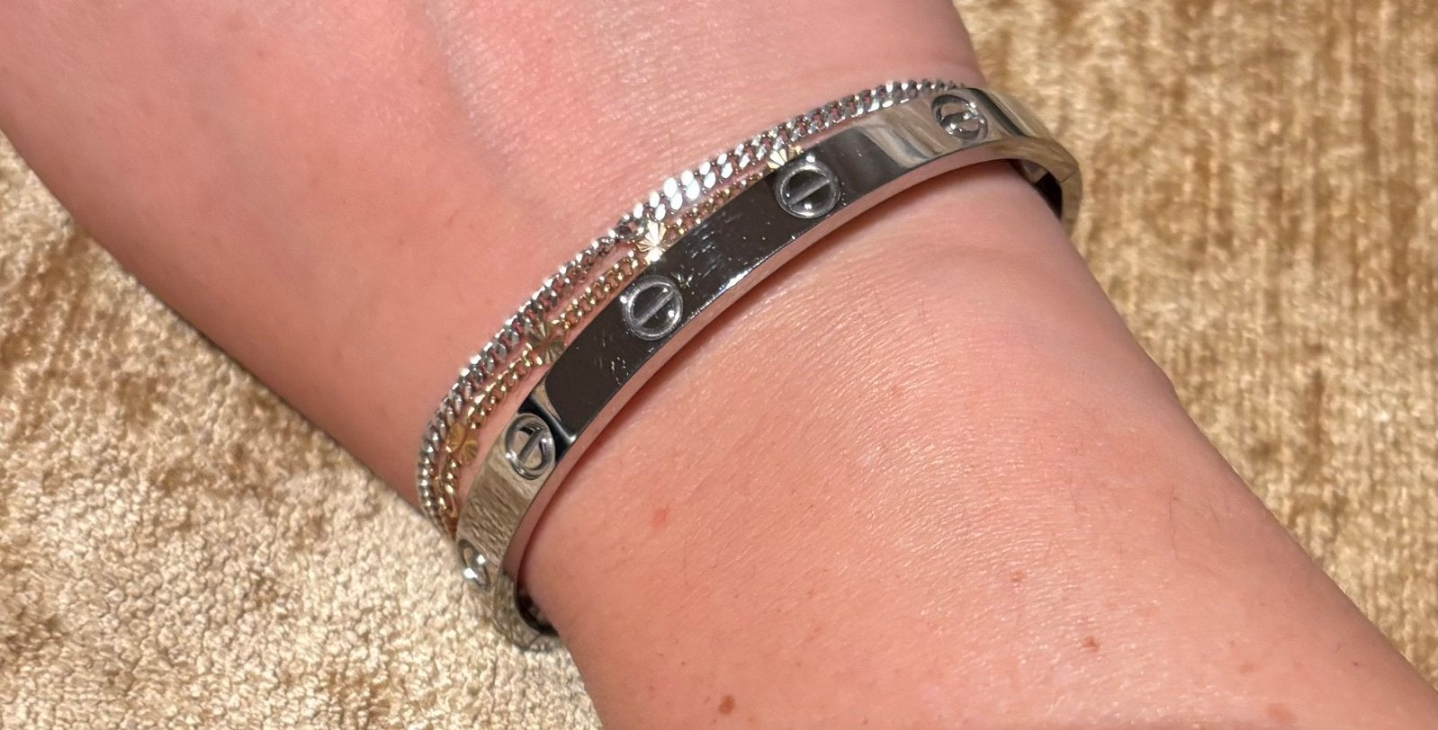 Cartier love bracelet, Bijoux, Sacs & Beauté, Enlèvement, Utilisé