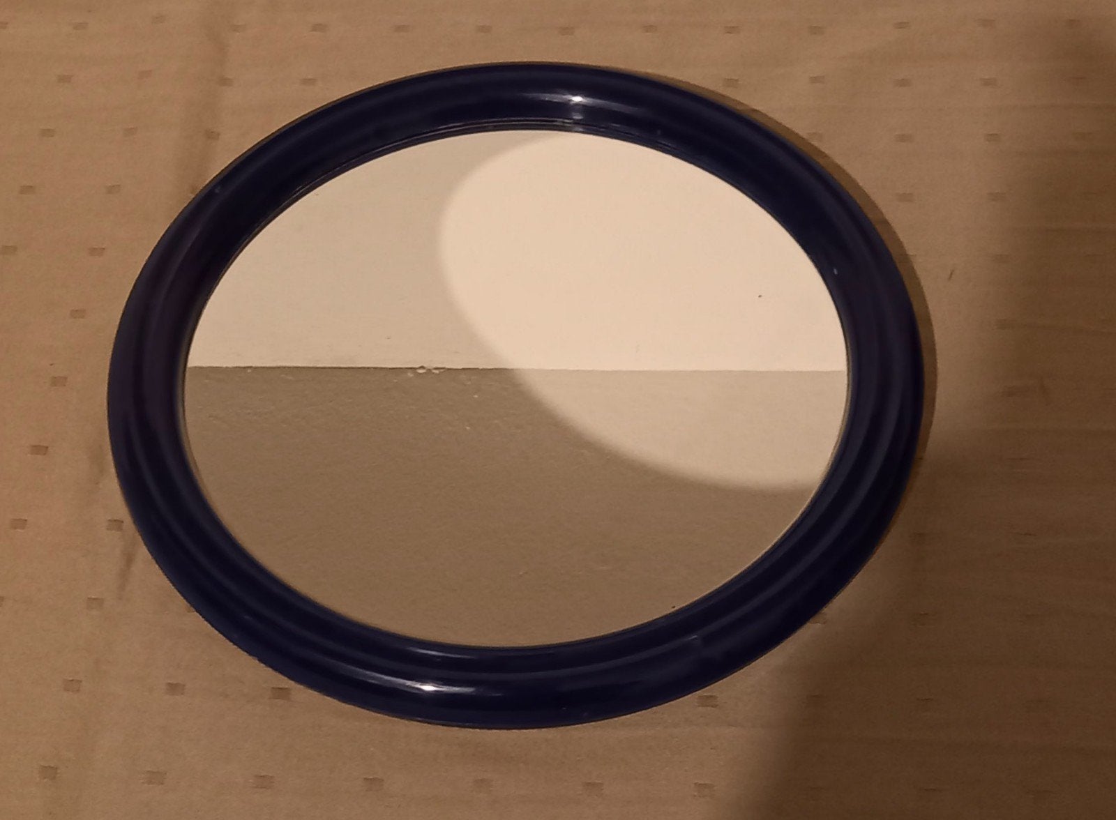 Ronde spiegel Space Age 70's., Ophalen, Rond, Minder dan 50 cm