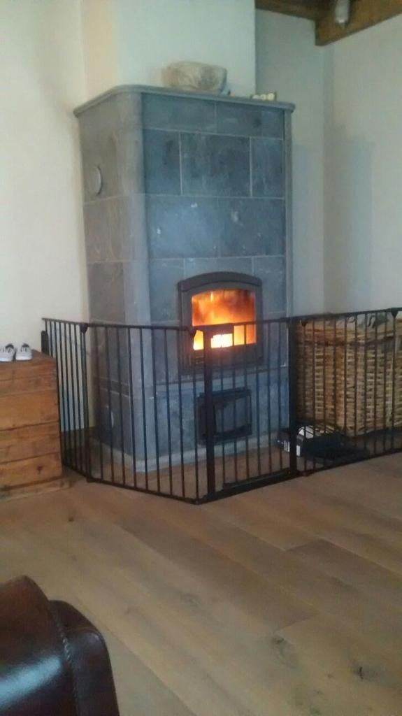 Openhaard hek, Ophalen
