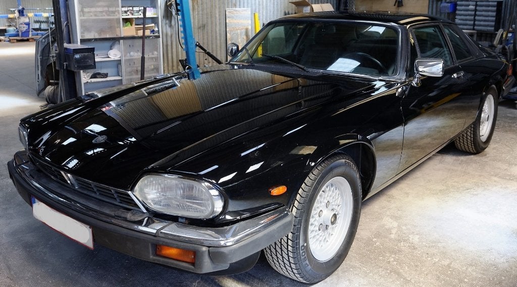 Jaguar XJS Coupé V12, Auto's, Automaat, Zwart, 12 cilinders, Zwart