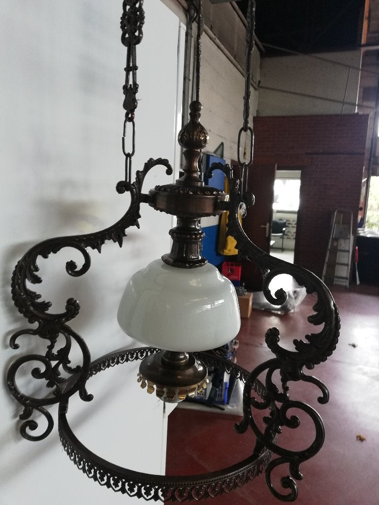 luster in koper, Ophalen, Gebruikt, Metaal, Klassiek