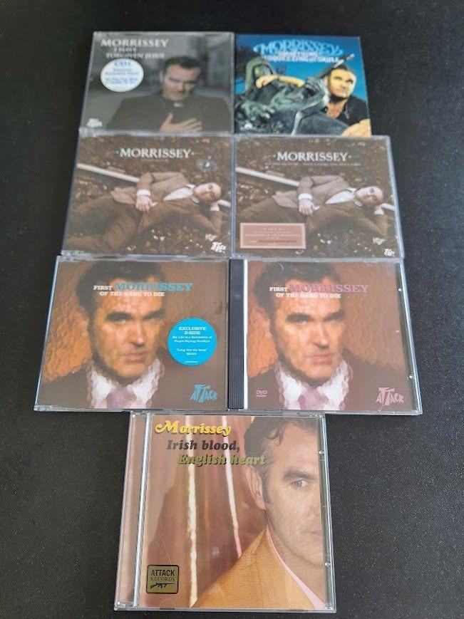 7 x CD single Morrissey, Cd's en Dvd's, Cd Singles, 6 singles of meer, Ophalen of Verzenden, Gebruikt, Rock en Metal
