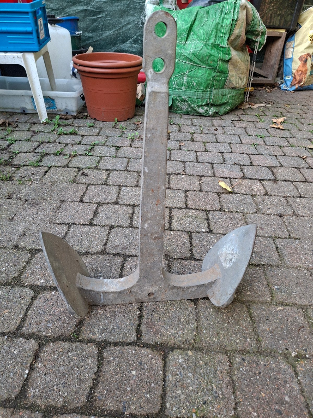 boot anker, Ophalen