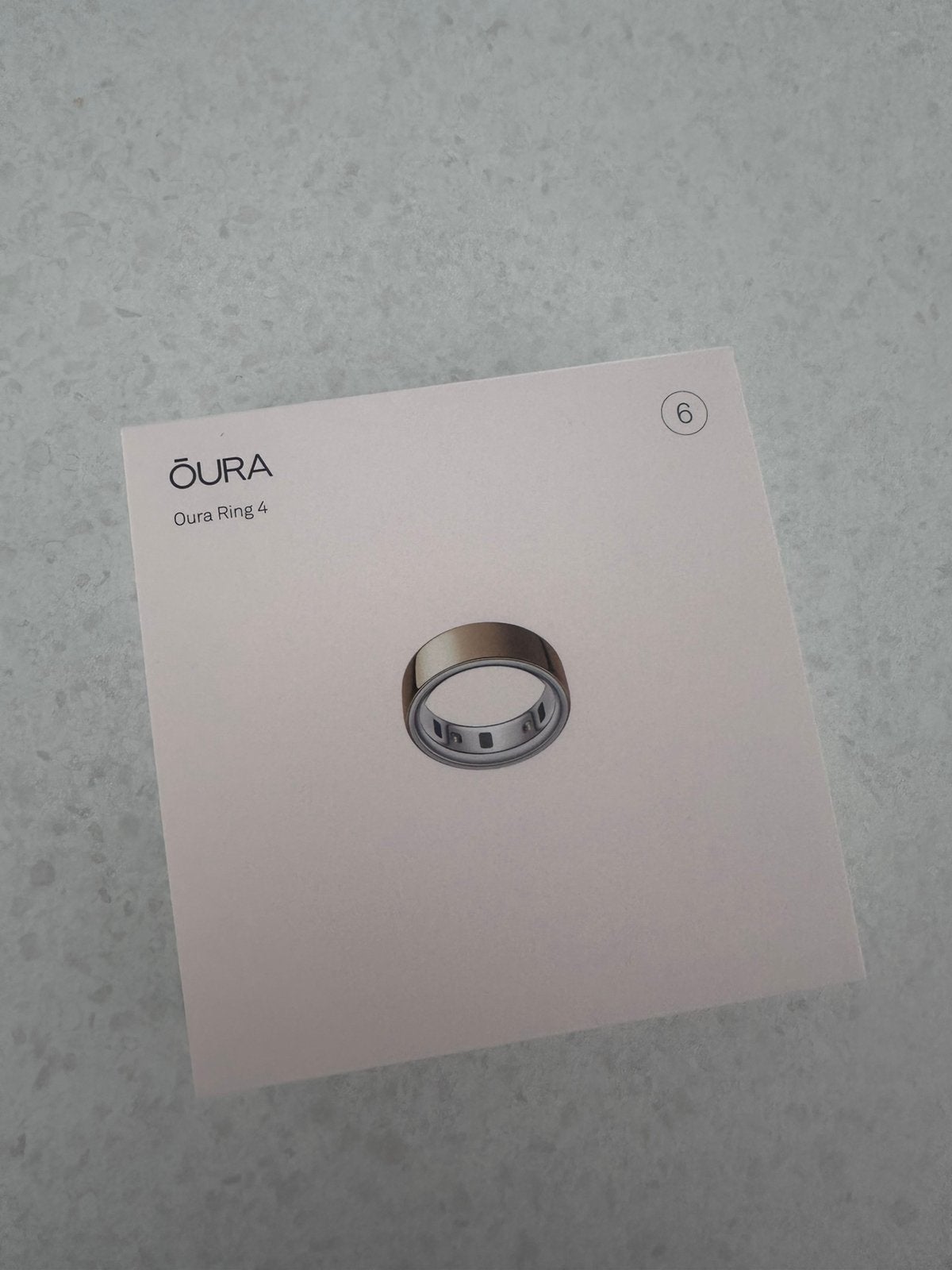Bague Oura 4 en or — Taille 6 (non ouverte), Enlèvement, Étanche, Neuf