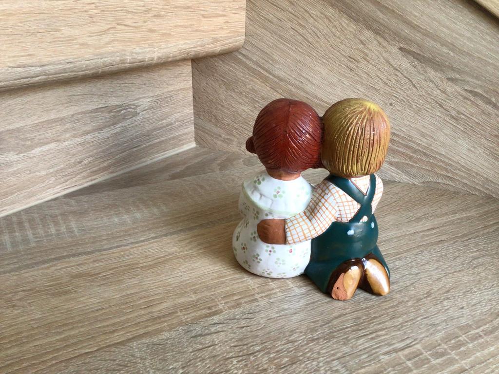 Vintage terracotta beeldje Jullar spain, Ophalen of Verzenden