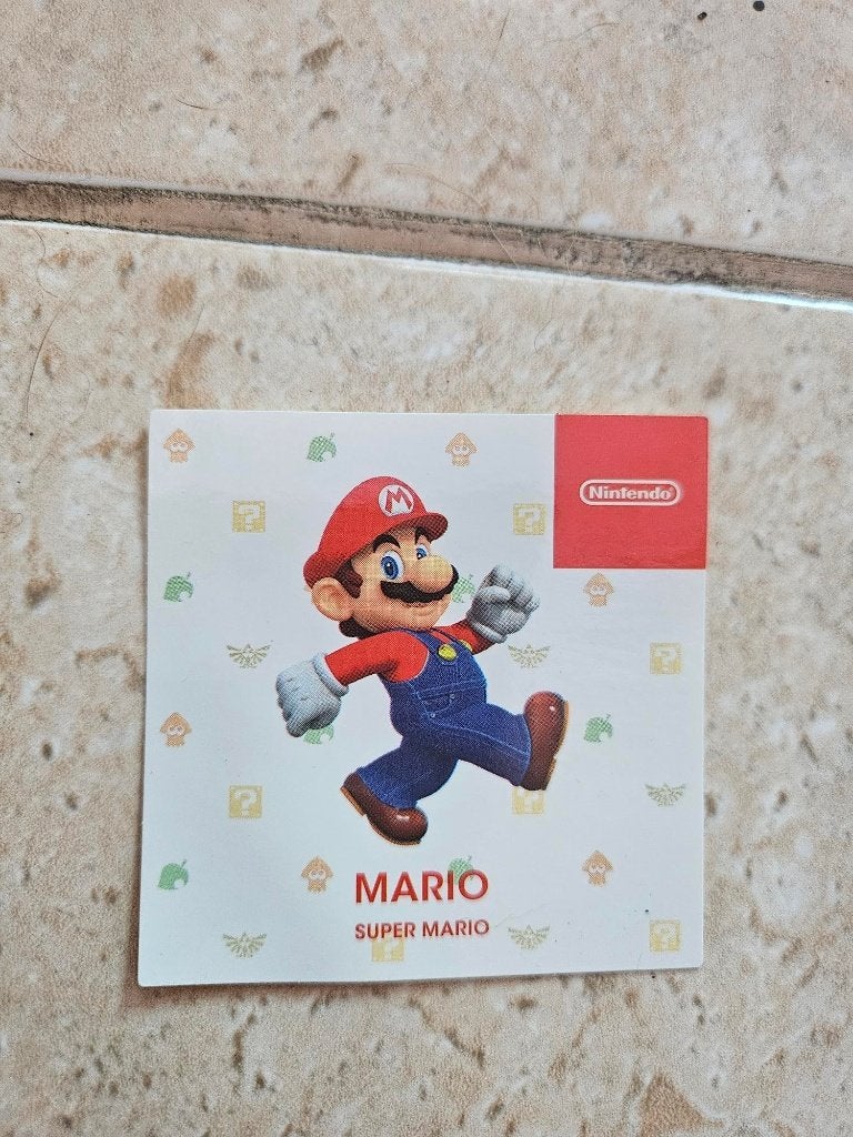 sticker anime Japan Mario Nintendo shop, Ophalen of Verzenden, Nieuw, Film, Tv of Omroep