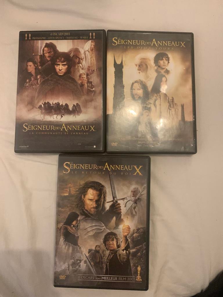 Le seigneur des anneaux 1 2 3 en dvd, CD & DVD, Enlèvement, Comme neuf