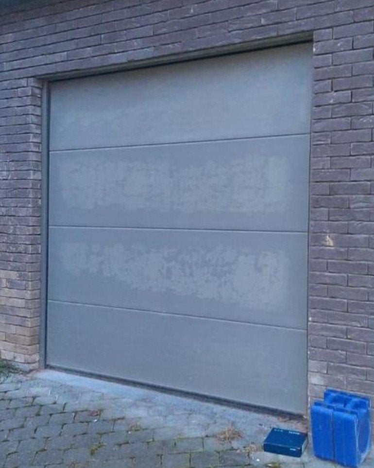 Sectionaalpoort garage inclusief poortopener, Ophalen, 120 cm of meer, Garagedeur, 200 tot 215 cm