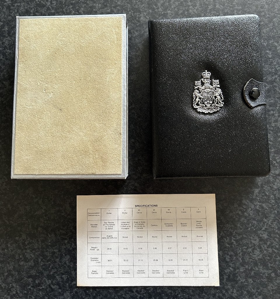 Originele Munten Set Canada - 1977 - in QP met zilver, Postzegels en Munten, Munten | Amerika, Ophalen of Verzenden, Noord-Amerika