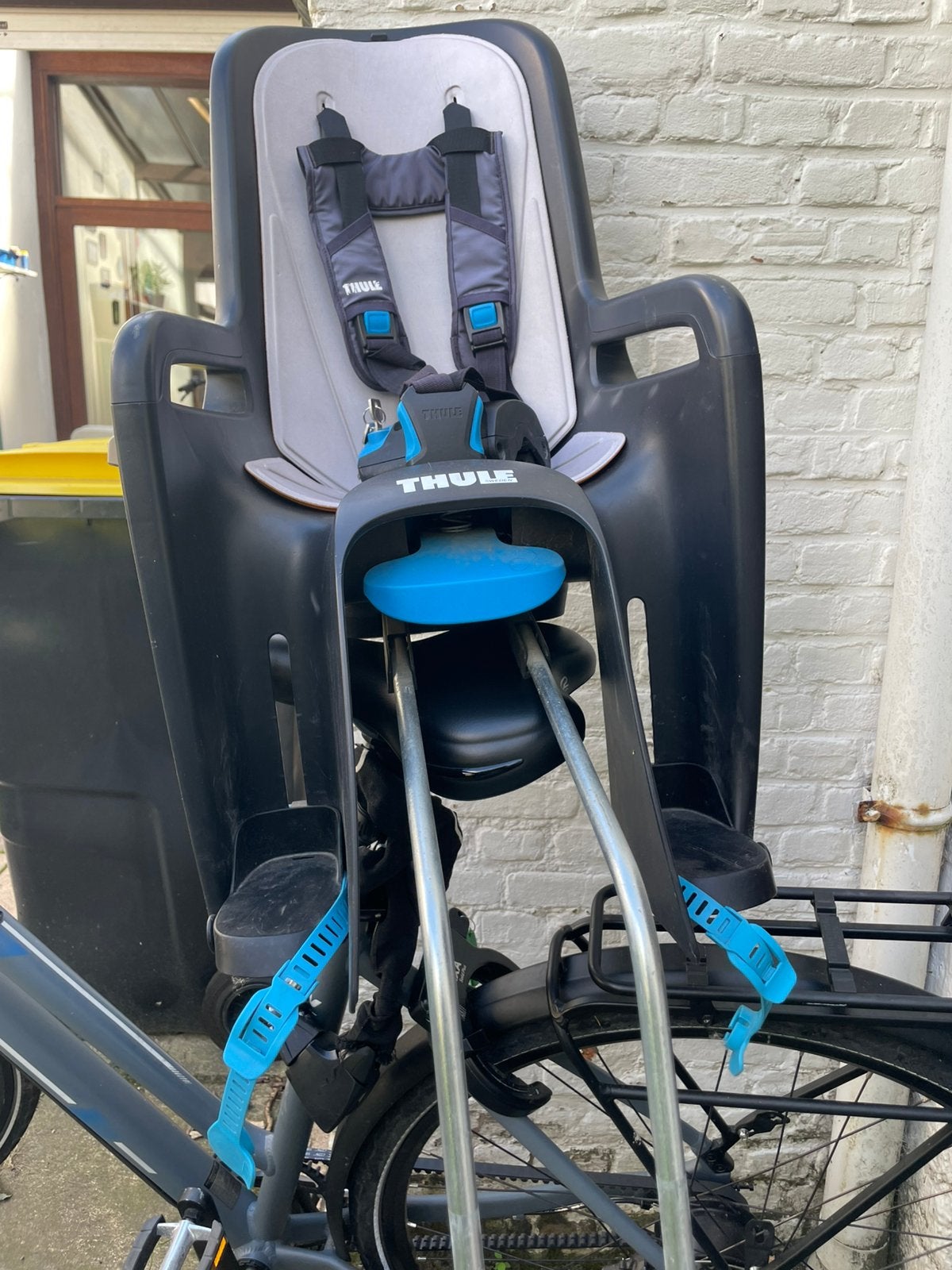 Siège de vélo Thule, Vélos & Vélomoteurs, 0 à 18 kg, Repose-pieds, Enlèvement, Utilisé
