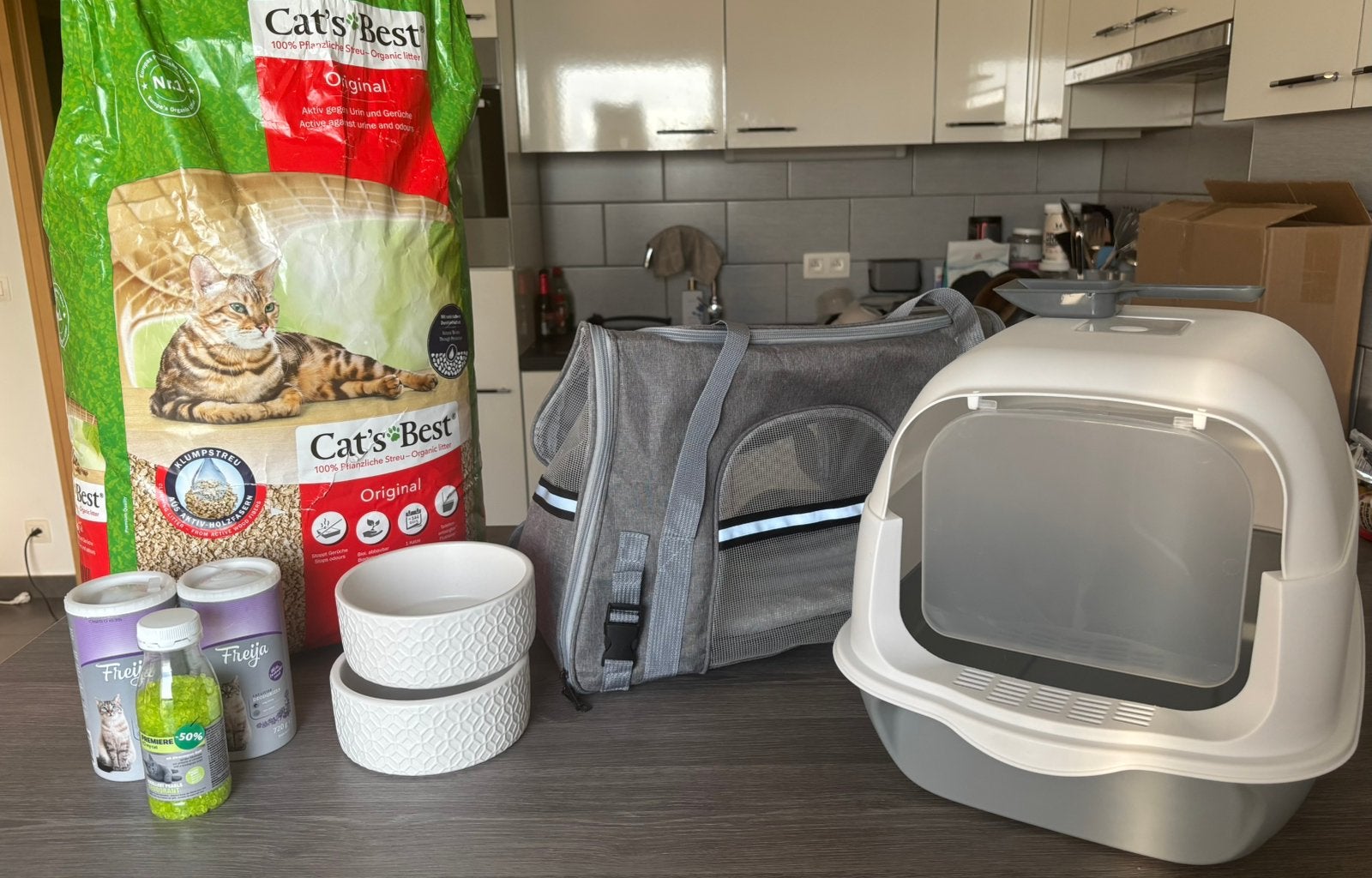 Set aan katten materiaal, Dieren en Toebehoren, Ophalen, Nieuw