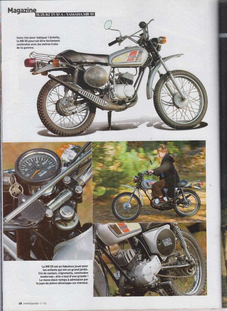 Cyclomoteur Yamaha MR 50 collection, Verzenden, Gelezen