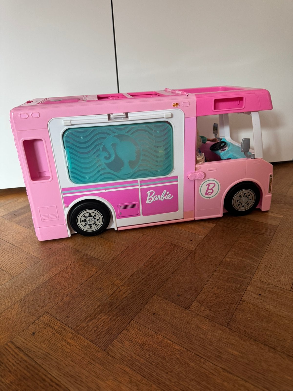 Grote Barbie Camper XL groot model, Kinderen en Baby's, Speelgoed | Poppen, Ophalen of Verzenden, Gebruikt, Barbie