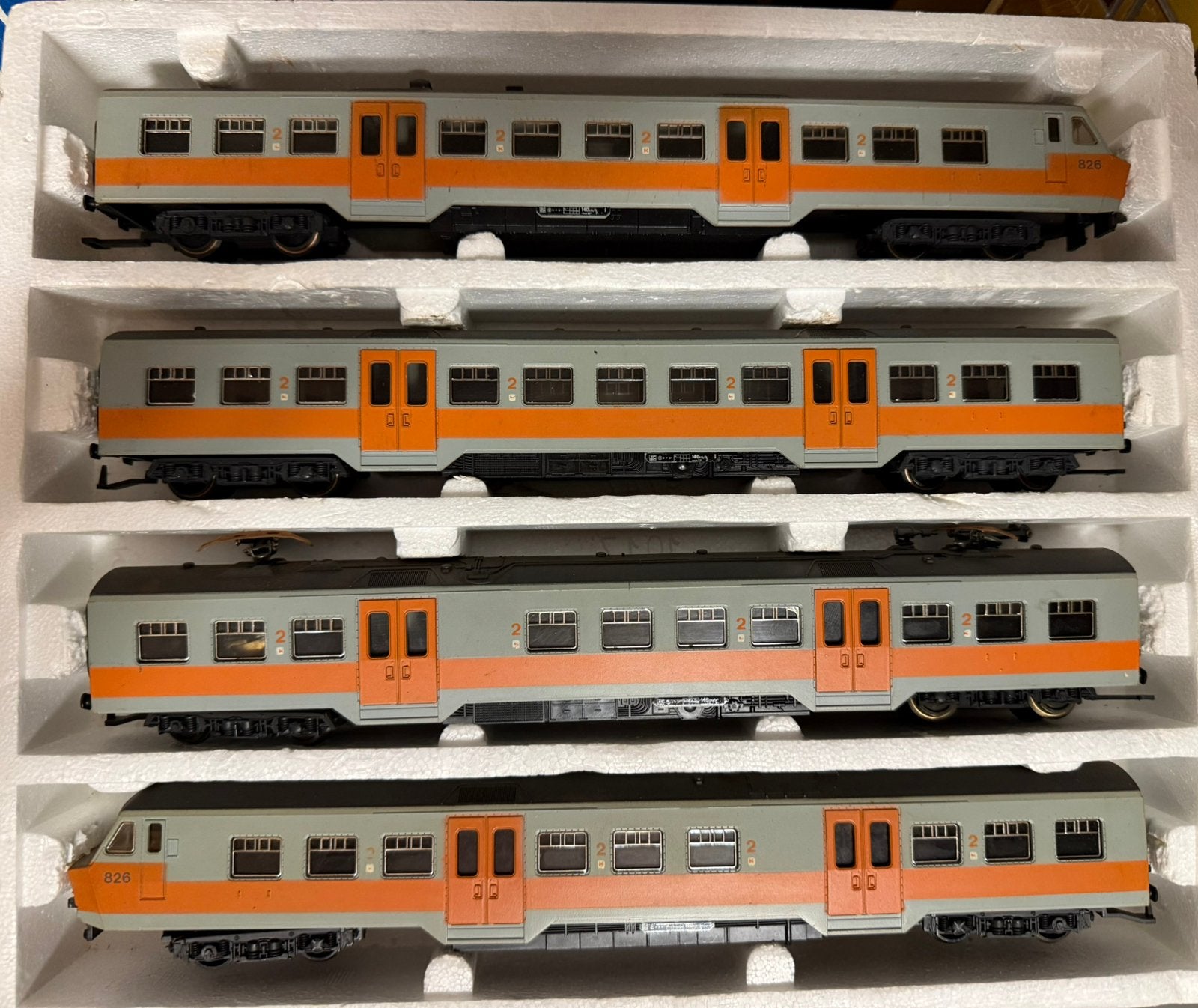 LIMA Golden Series H0 149747 G Nmbs Am75 4 pièces n 826, Enlèvement ou Envoi, Utilisé, Set de Trains, Lima