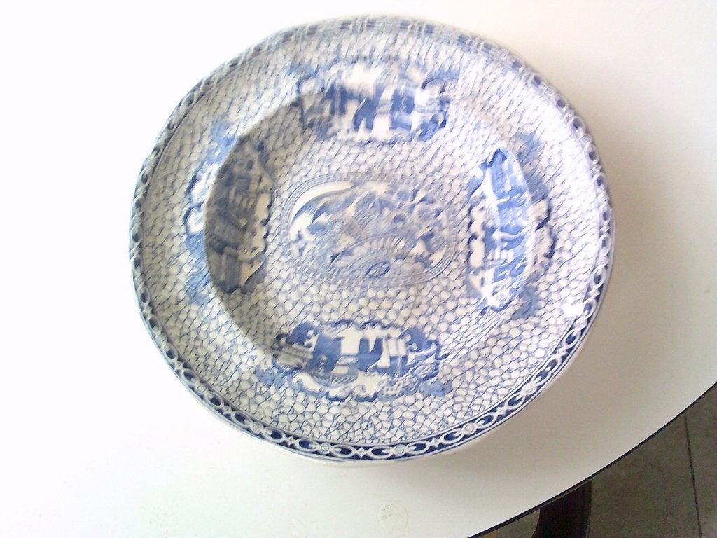 groot chinees bord Wiliam Adams porselein  anno 1920, Antiek en Kunst, Ophalen