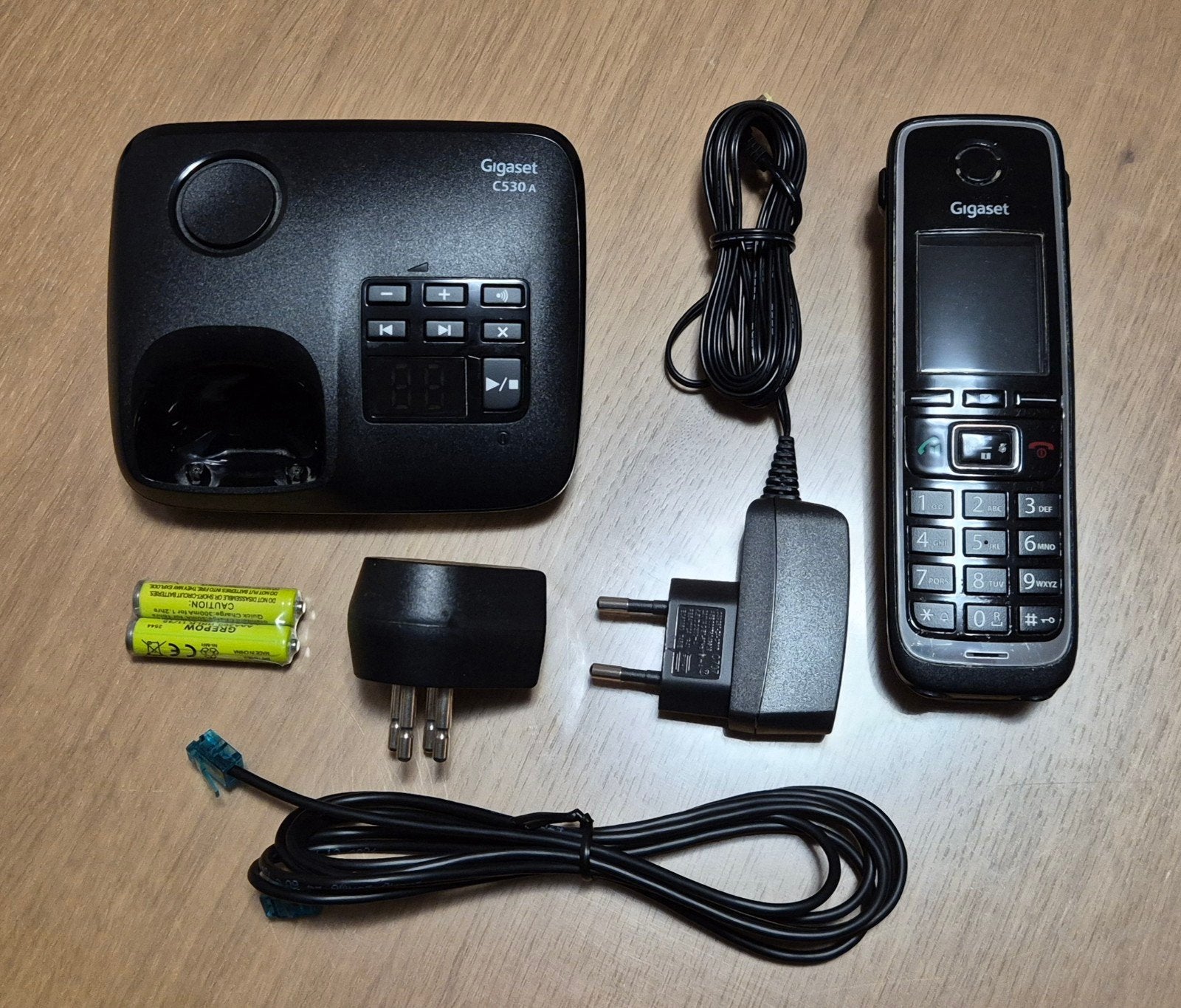 Gigaset C530A téléphone fixe sans fil avec répondeur, Télécoms, Enlèvement ou Envoi, Utilisé, 1 combiné, À Faible Émission d'Ondes