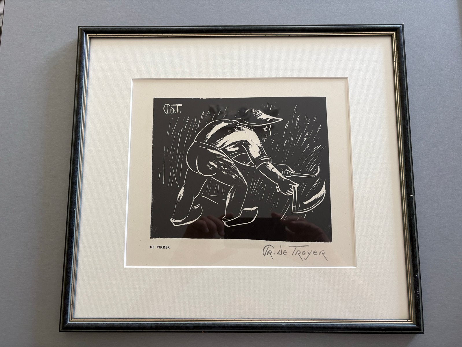 Lino Prosper De Troyer - Le Pikker, Enlèvement ou Envoi, 1950 - 1999, Vie quotidienne, Signé