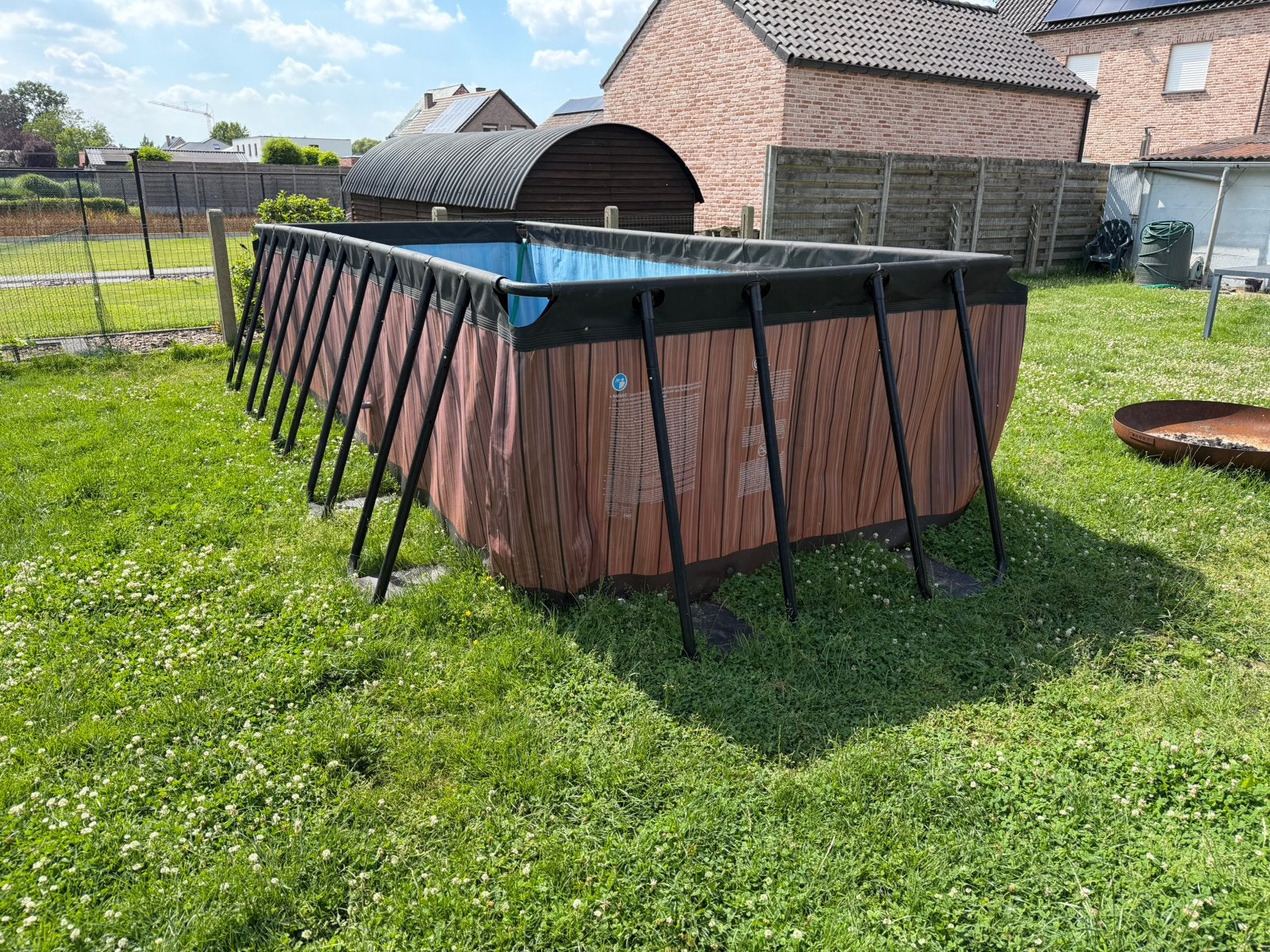 EXIT zwembad 540 x 250 x 122, Tuin en Terras, Zwembaden, Gebruikt, Opzetzwembad, 120 cm of meer, 400 cm of meer, 200 tot 300 cm