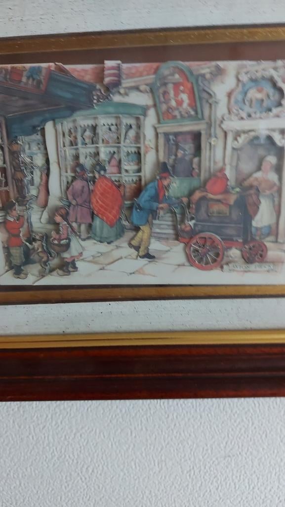 Reproductie (de bakkerij) anton pieck, Antiek en Kunst, Ophalen