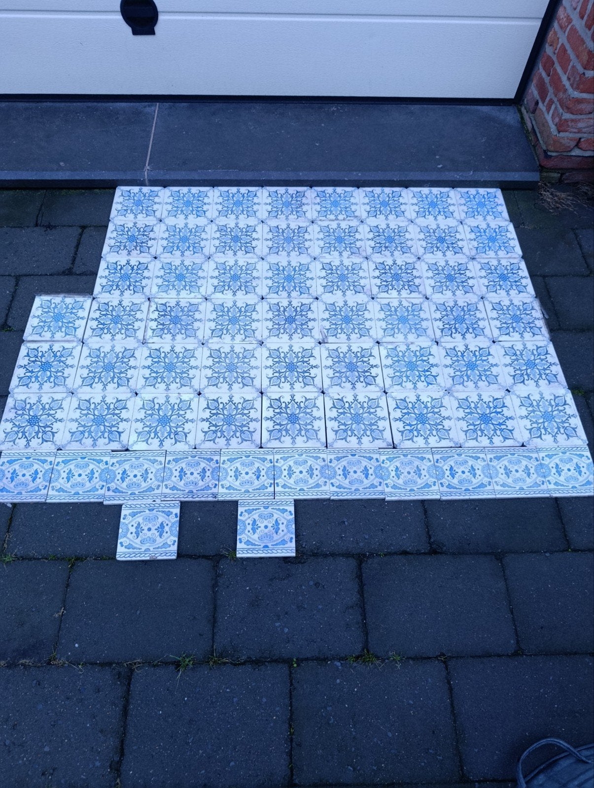 oude wandtegels, Antiek en Kunst, Ophalen