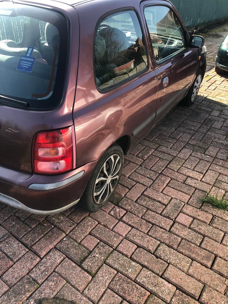 Nissan Micra automaat met keuring, Auto's, Stof, Beige, Micra, 2 deurs