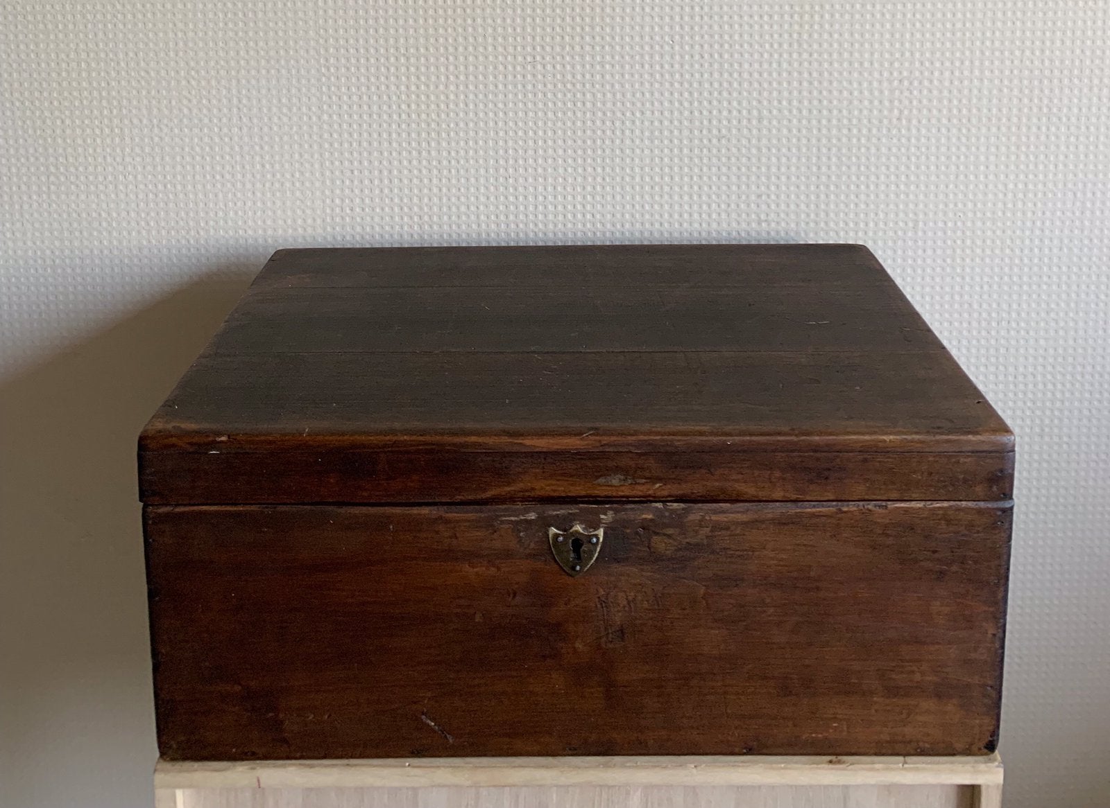 Boîte de rangement vintage en bois, Enlèvement ou Envoi