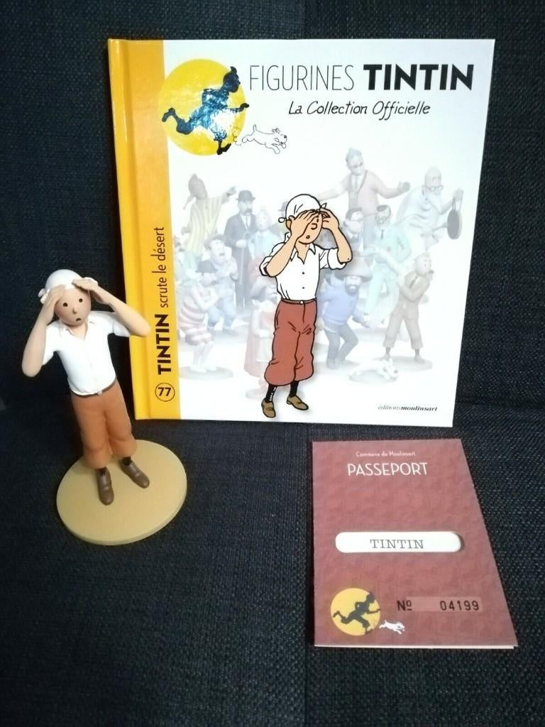 Kuifje, officiële figuur nr. 77 in blisterverpakking, Ophalen of Verzenden, Kuifje, Nieuw, Beeldje of Figuurtje