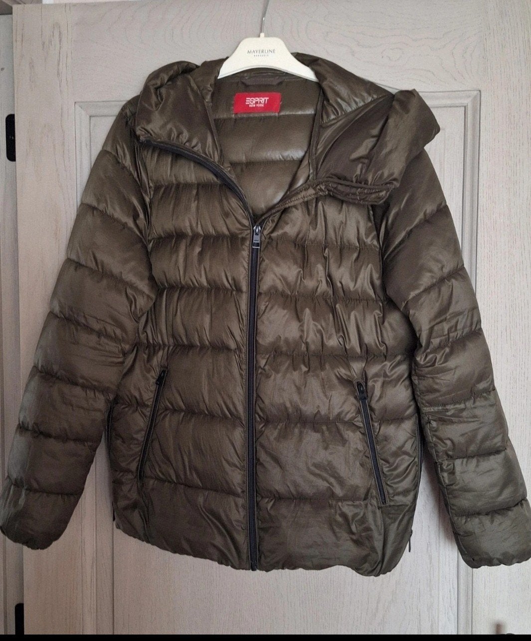 winterjas, Kleding | Dames, Jassen | Winter, Ophalen, Maat 42/44 (L), Gedragen, Groen