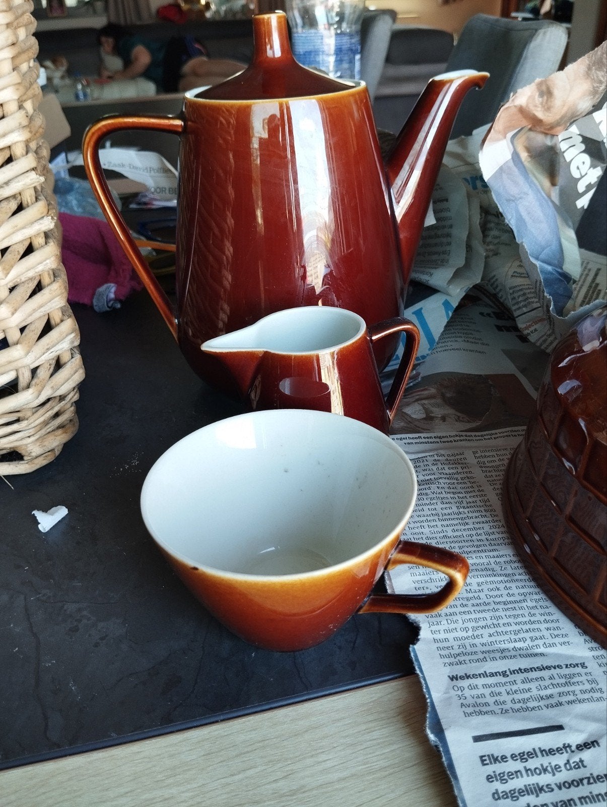 Vintage Villeroy & Boch Luxembourg Koffie- en Theeservies (J, Enlèvement