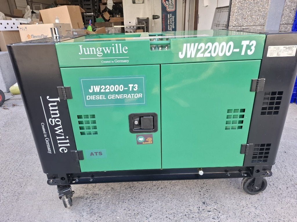 Jungwill Stroomgroep-T3 Diesel Generator  12 draaiuren !, Ophalen, Zo goed als nieuw