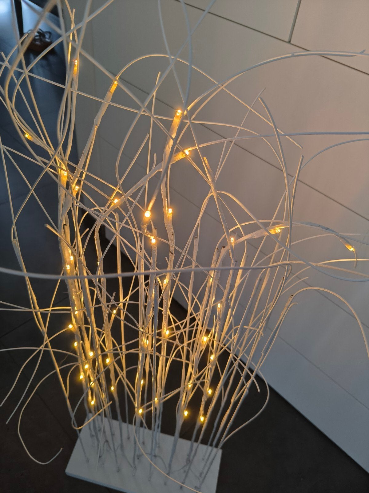 mooie decoratie met lichtjes,wit, Ophalen, Wit