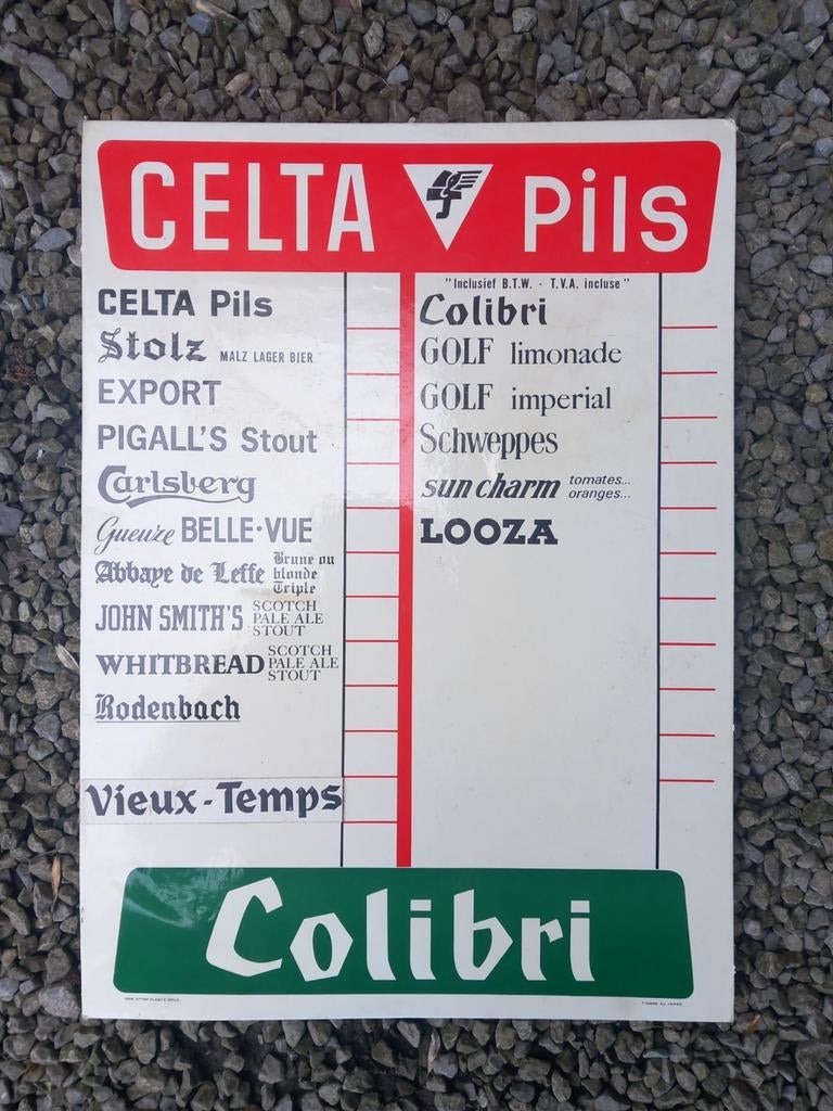 Oude brouwerij Meiresonne reclame, Verzamelen, Ophalen of Verzenden