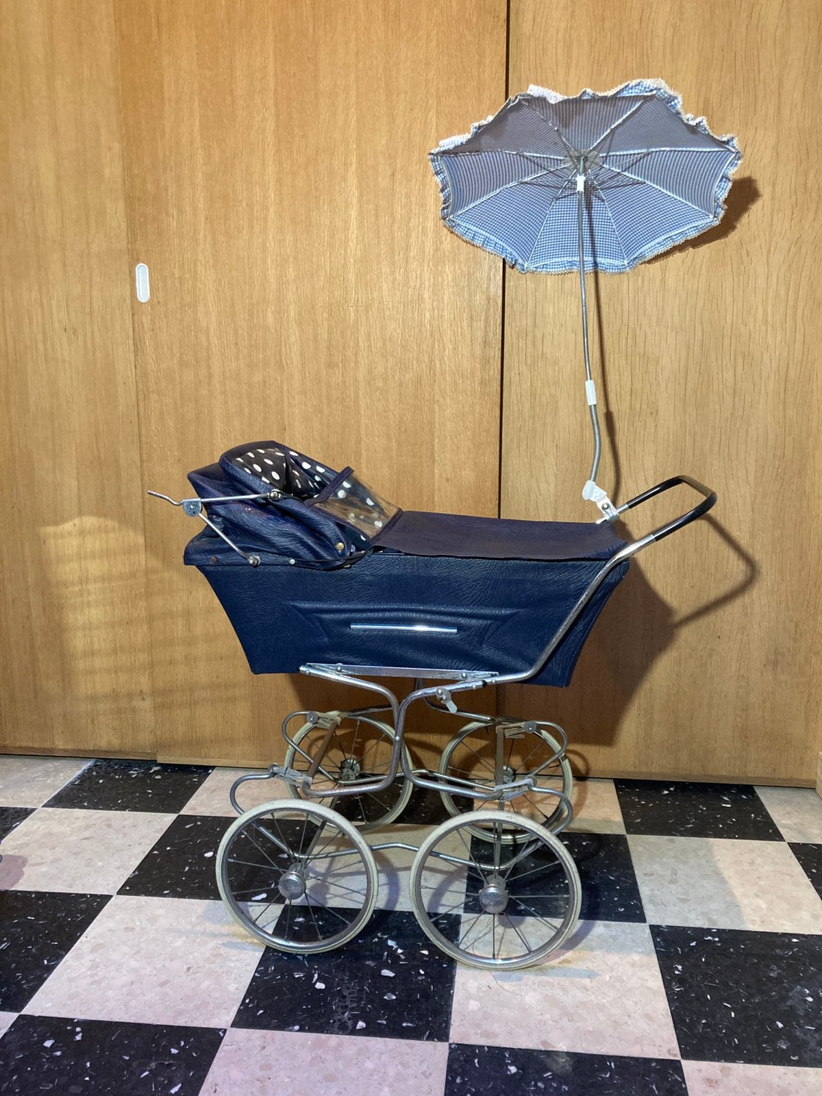 Retro Oude kinderpoppenwagen, Ophalen, Gebruikt, Overige typen