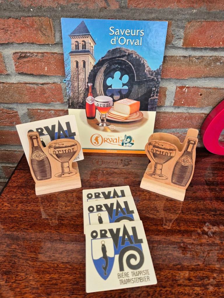 Orval, porte sous bock, pancarte, Enlèvement ou Envoi, Panneau publicitaire