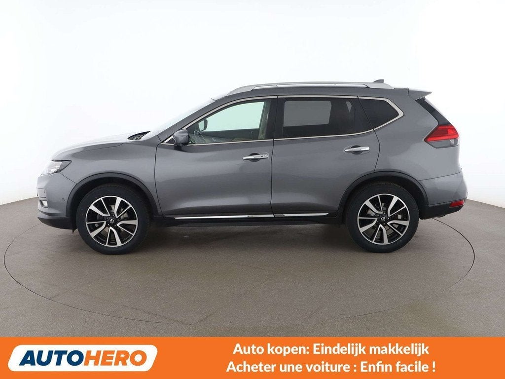 Nissan X-Trail 1.6 Tekna (année de construction 2018), Autos, Nissan, Cuir, Argent ou Gris, Achat, Beige