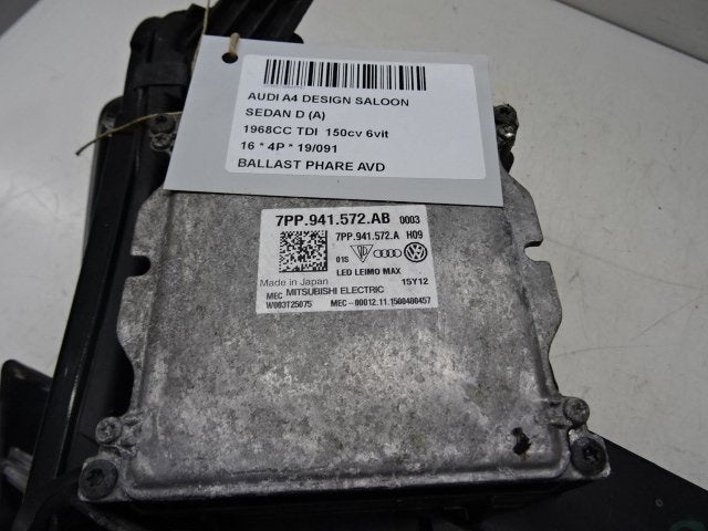 BALLAST DE PHARE XENON DROIT Audi A4 (B9) (7PP941572AB), Autos : Pièces & Accessoires, Mevr. I. Hauben, Audi, Utilisé, Rue de l'Espoir 34 34
4030  GRIVEGNÉE, BE